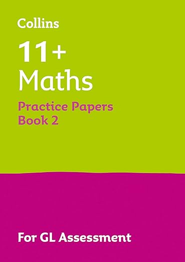 Book cover for 'Collins 11+ Maths Practice Test Papers Book 2'