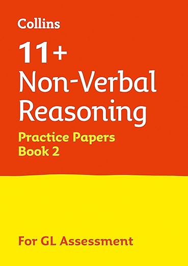 Book cover for '11+ Non-Verbal Reasoning Practice Papers Book 2'